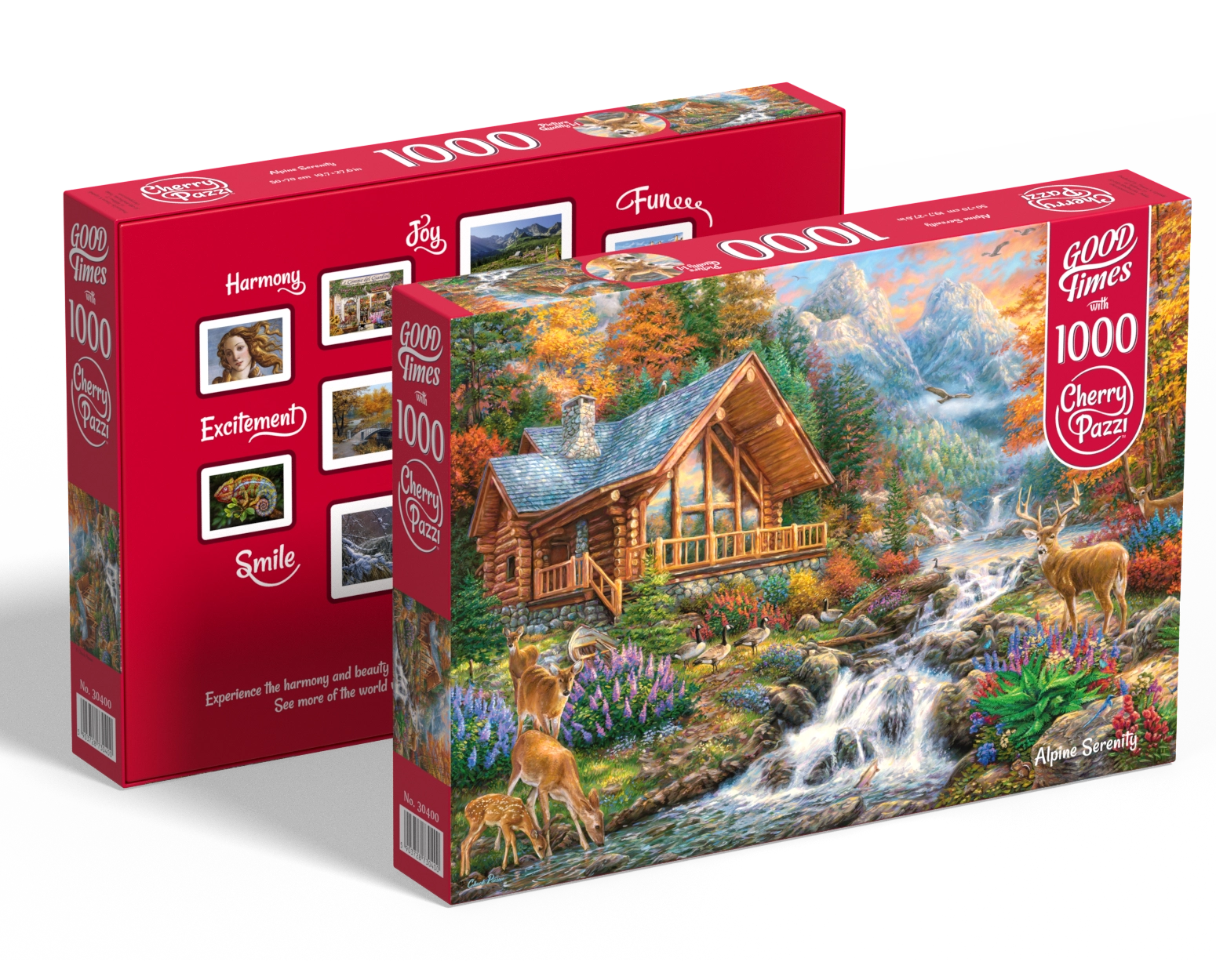 Puzzle 1000 elementów. Alpejski spokój 30400 - Puzzle