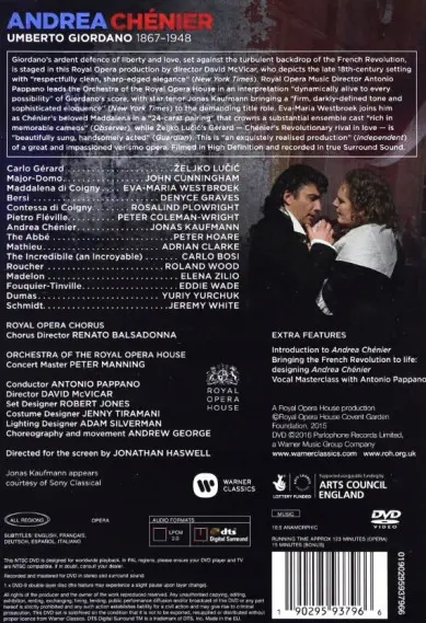 Giordano: Andrea Chenier, DVD - Muzyka