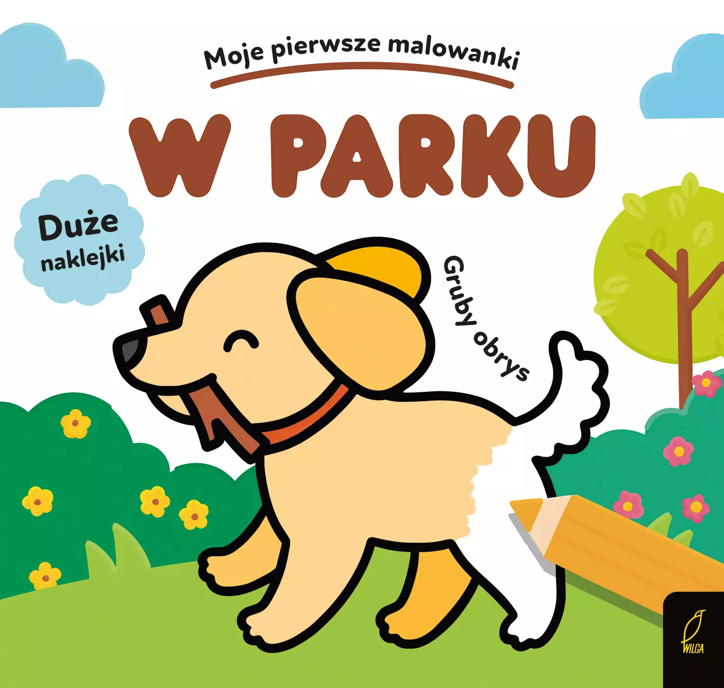 Moje pierwsze malowanki. W parku. Gruby obrys - Książki