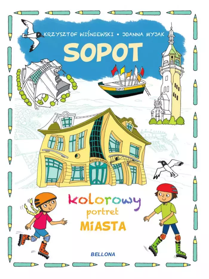 Kolorowy portret miasta. Sopot - Książki