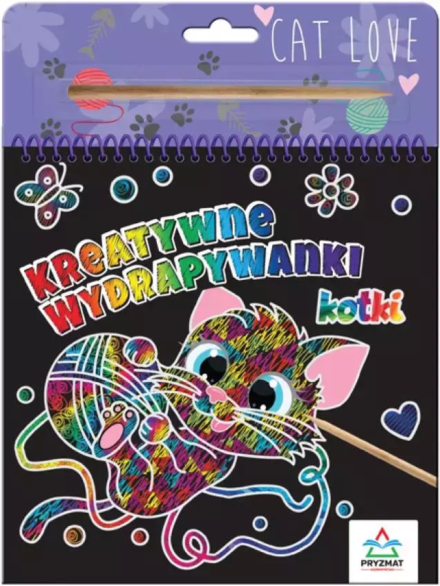 Kreatywne wydrapywanki. Kotki - Zabawki