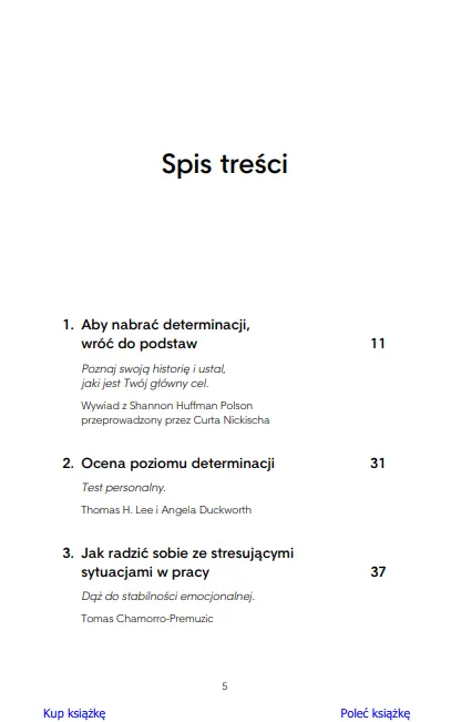 Determinacja. Inteligencja emocjonalna - Książki