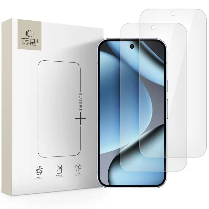 Szkło Hartowane Tech-Protect Glass Fit+ 2-Pack Google Pixel 9 Pro Xl / 10 Pro Xl Clear - Elektronika i akcesoria