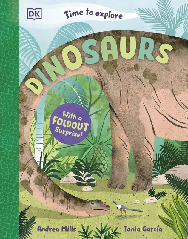 Time to Explore Dinosaurs. With a Foldout Surprise! - Książki