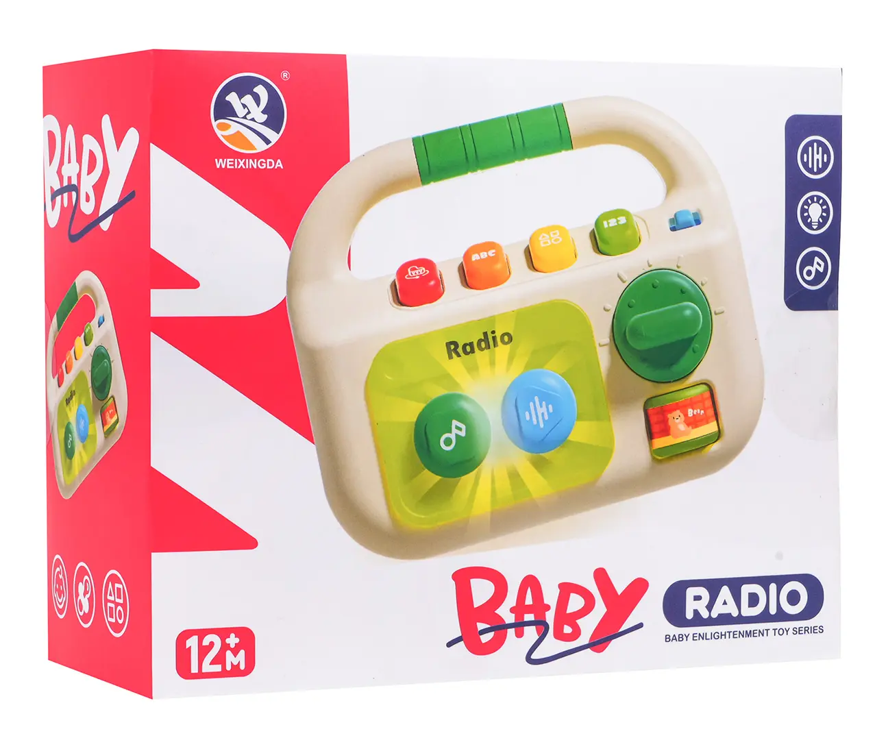 Wielofunkcyjne Radio z Dźwiękami dla Najmłodszych - Zabawki