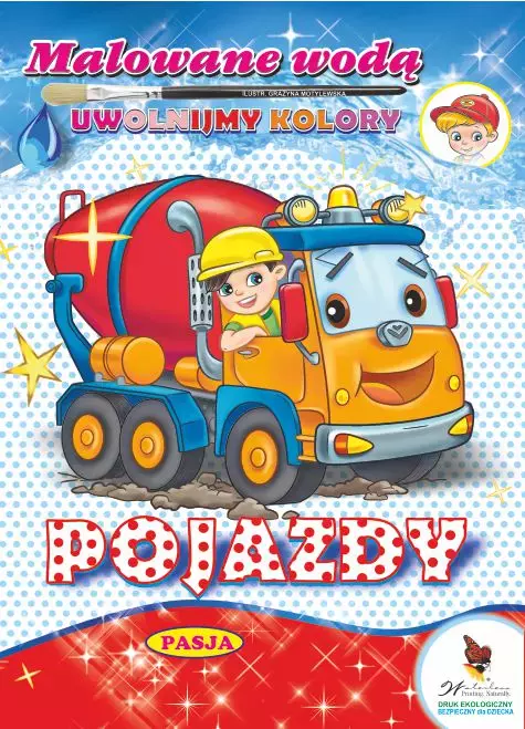 Kolorowanki malowane wodą. Pojazdy - Książki