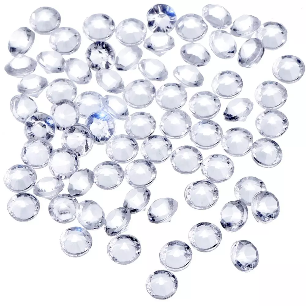 Konfetti diamentowe Party Deco 100 sztuk - Impreza