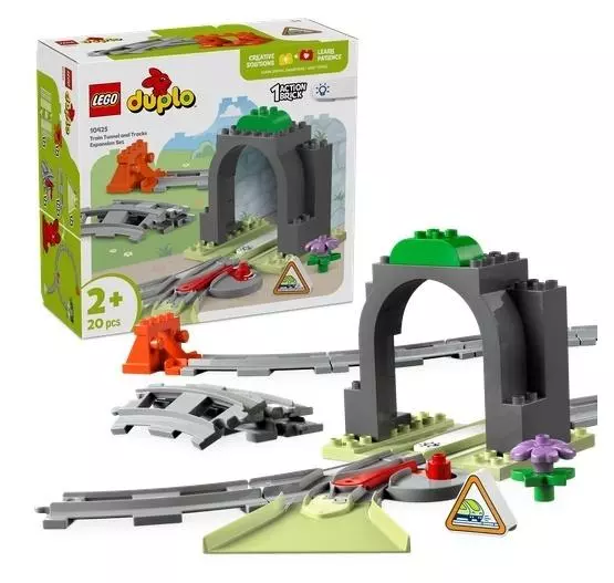 LEGO DUPLO Tunel i tory kolejowe 10425 - Zabawki