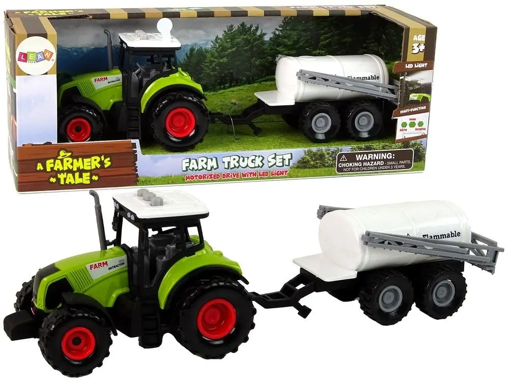 Traktor z przyczepką - Zabawki