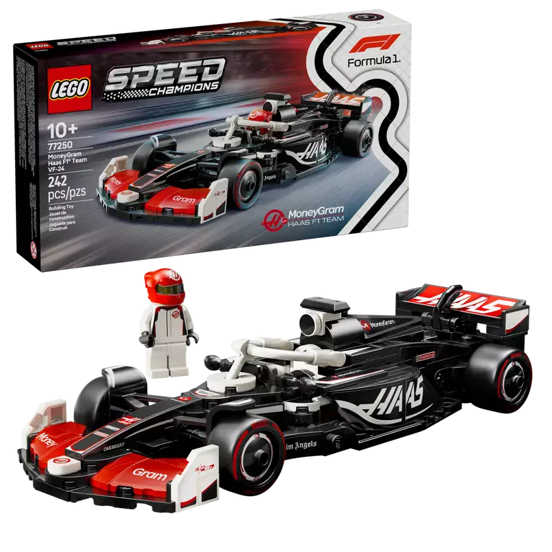 LEGO Speed Champions Bolid F1® MoneyGram Haas Team VF-24 77250 - Zabawki