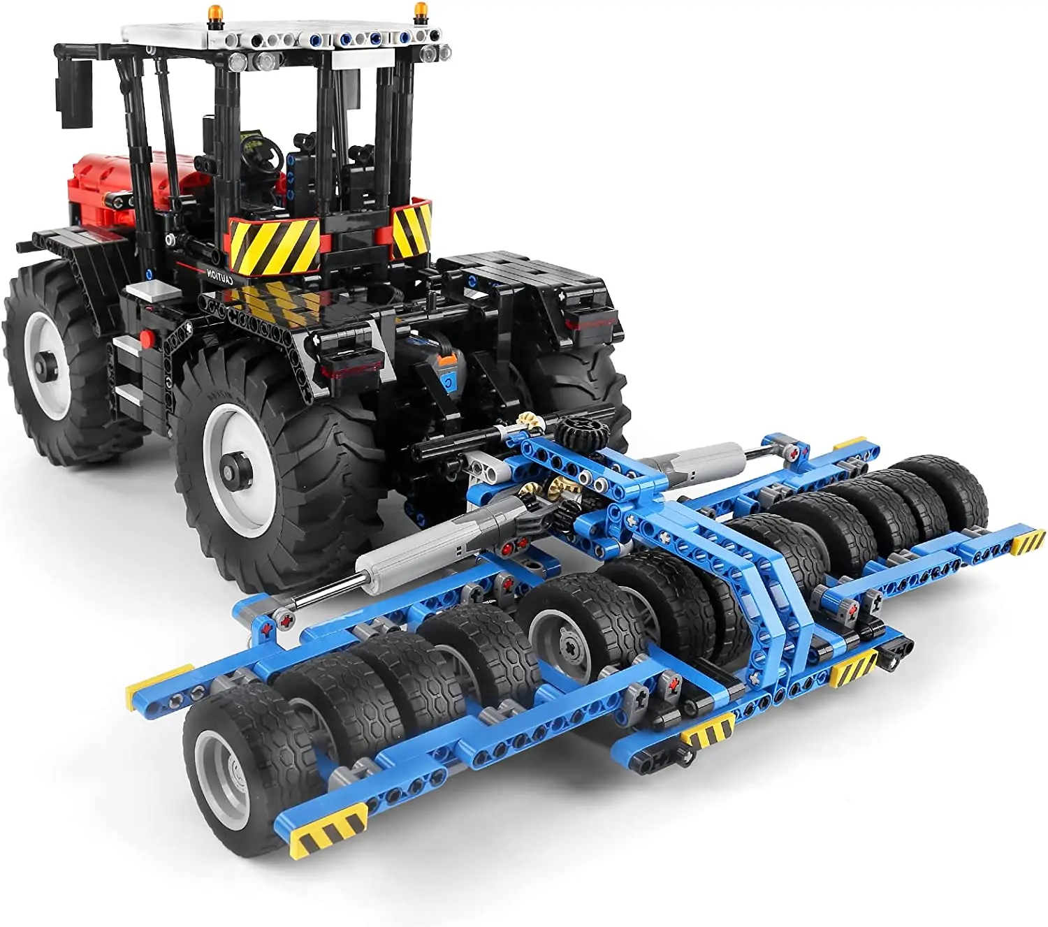 Klocki RC : Czerwony Traktor 2716el. - Zabawki