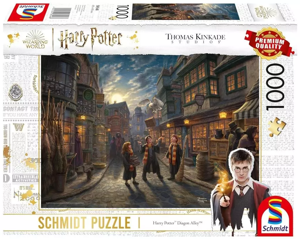 Puzzle PQ 1000 Thomas kinkade Harry Potter Ulica - Puzzle