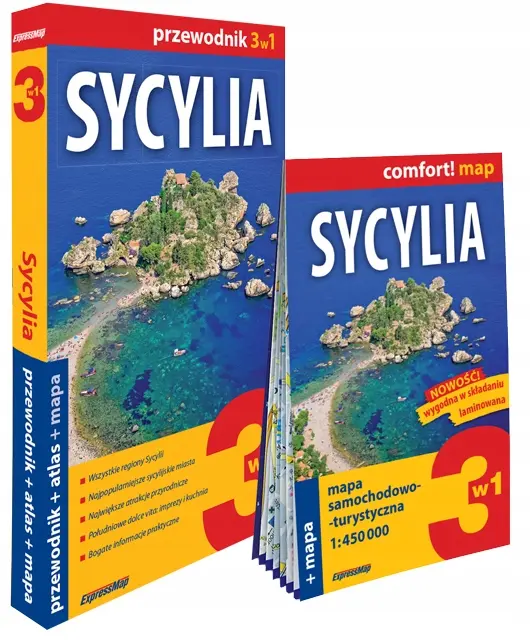 Sycylia Zestaw Przewodnikowy 3w1 - Książki