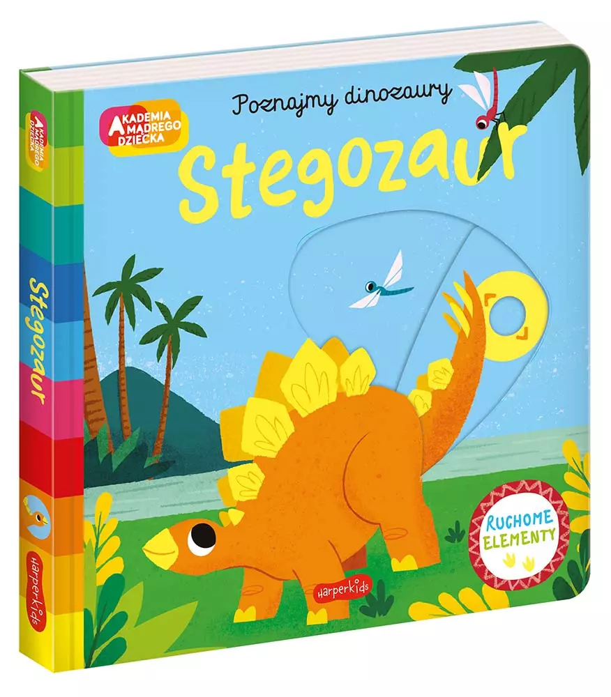 Stegozaur. Akademia Mądrego Dziecka. Poznajmy dinozaury - Książki