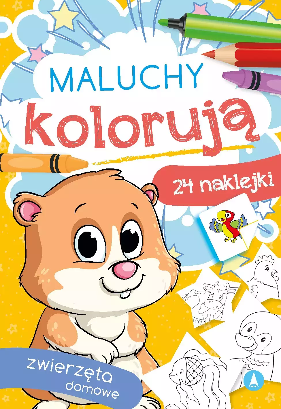 Maluchy kolorują. Zwierzęta domowe - Książki