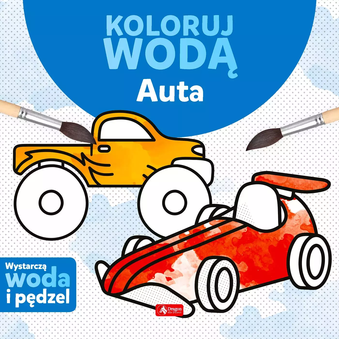 Koloruj wodą. Auta - Książki