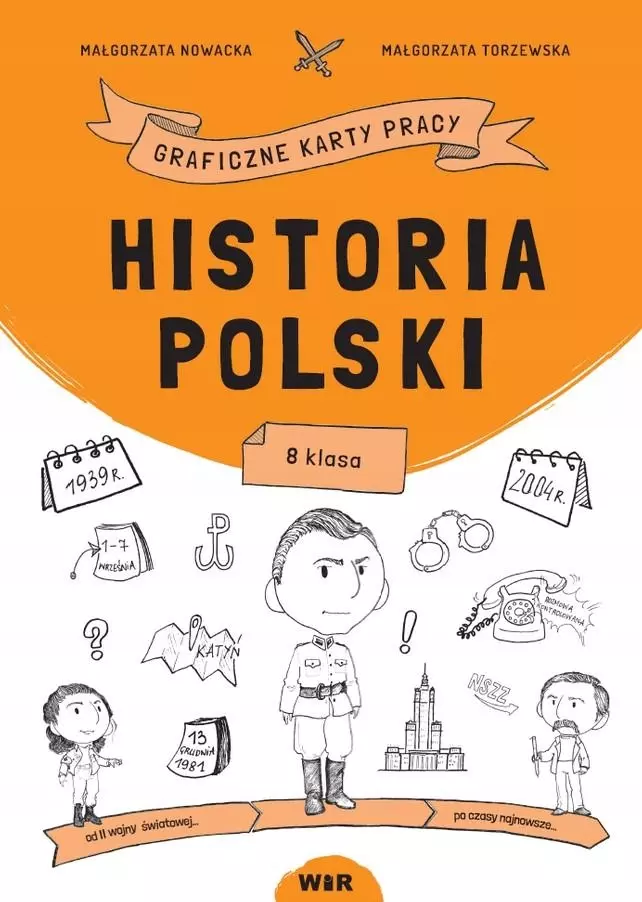 Historia Polski. Graficzne karty pracy dla klasy 8 - Książki