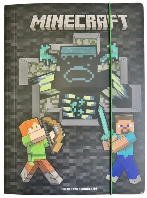 Teczka z gumką A4 Minecraft, Astra - Papiernicze i szkolne