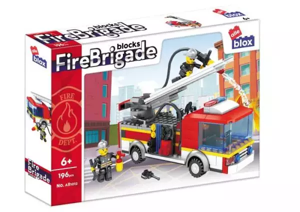 Klocki konstrukcyjne Alleblox straż 196el. 478249 MC - Zabawki