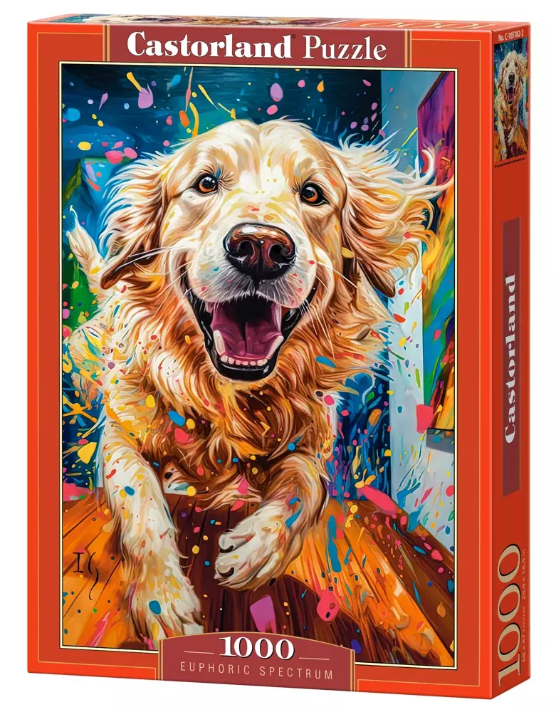 Puzzle 1000 elementów. Radosny pies - Puzzle