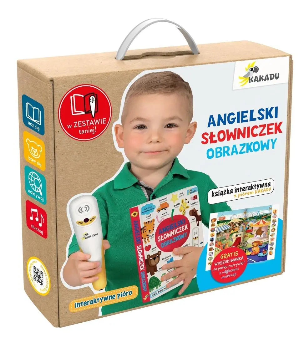 "Angielski słowniczek obrazkowy" Mówiąca książka.. - Książki