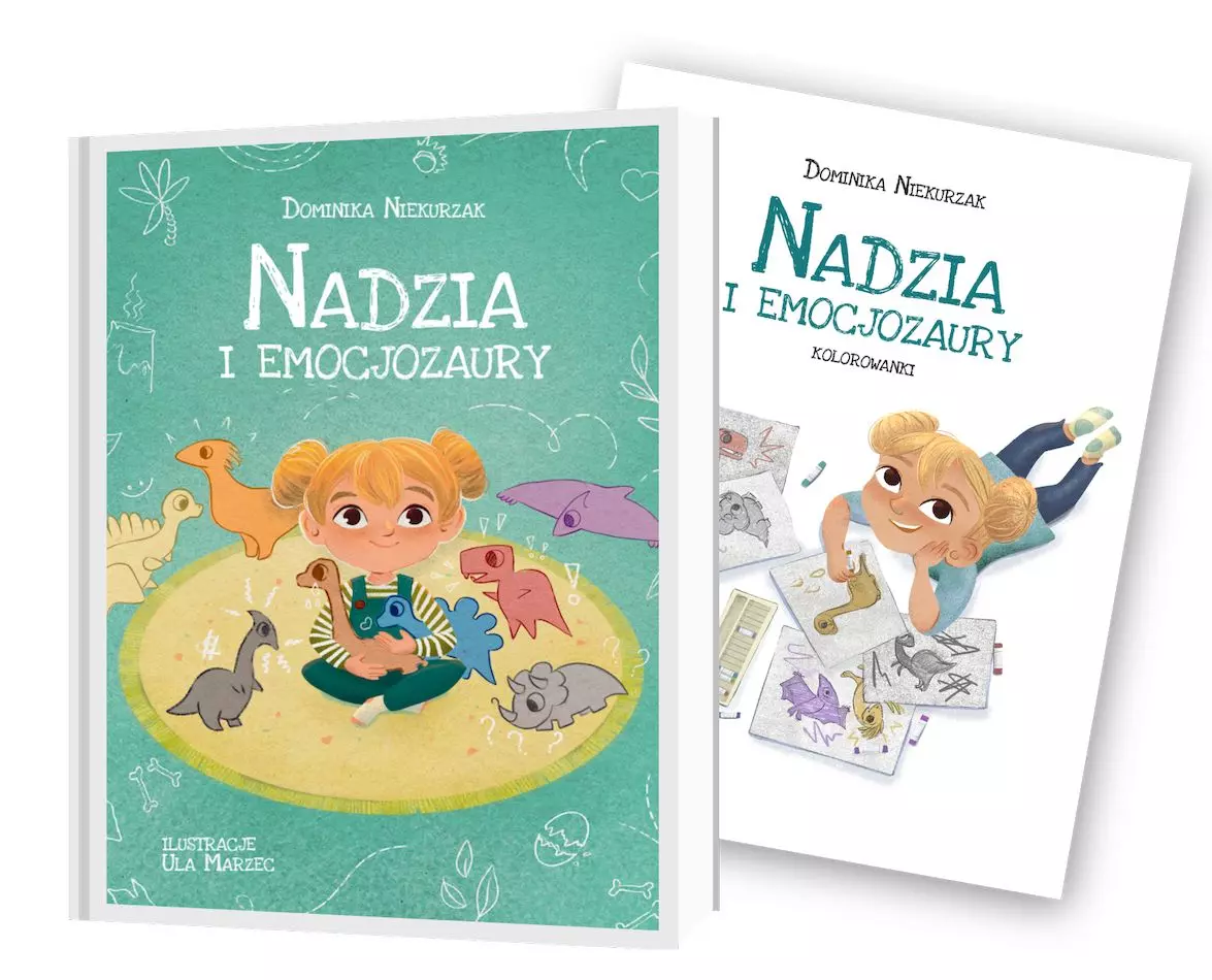 Nadzia i Emocjozaury + Kolorowanka - Książki