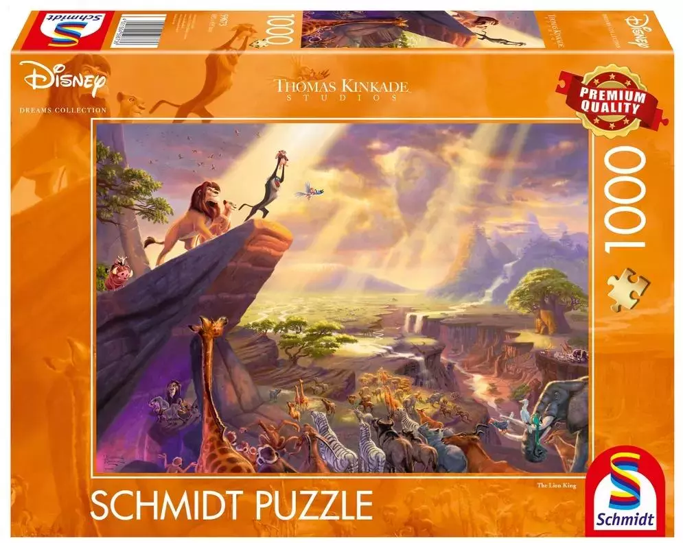 Puzzle 1000 elementów. Król Lew - Puzzle