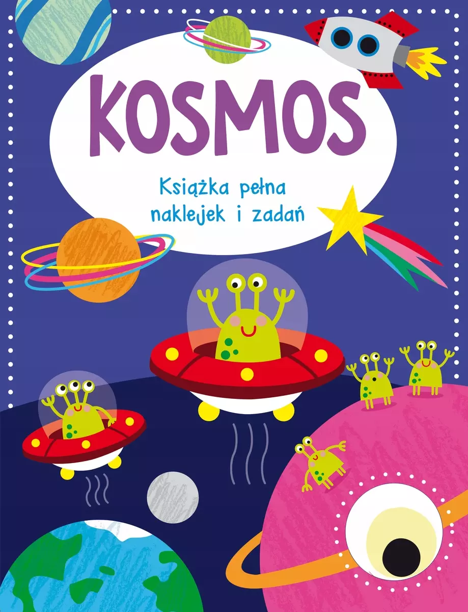 Kosmos. Książka pełna naklejek i zadań - Książki