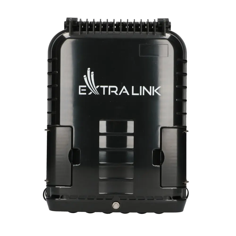 Extralink Jennifer | Puszka światłowodowa | 16 spawów, czarna, ze złączem - Elektronika i akcesoria