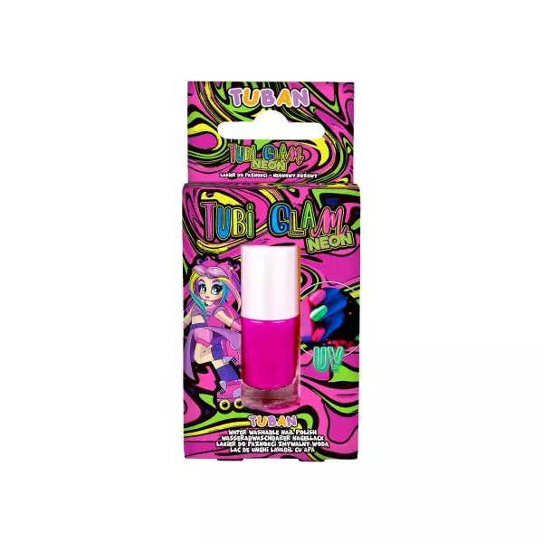 Tubi Glam. Lakier do paznokci różowy neon - Zabawki