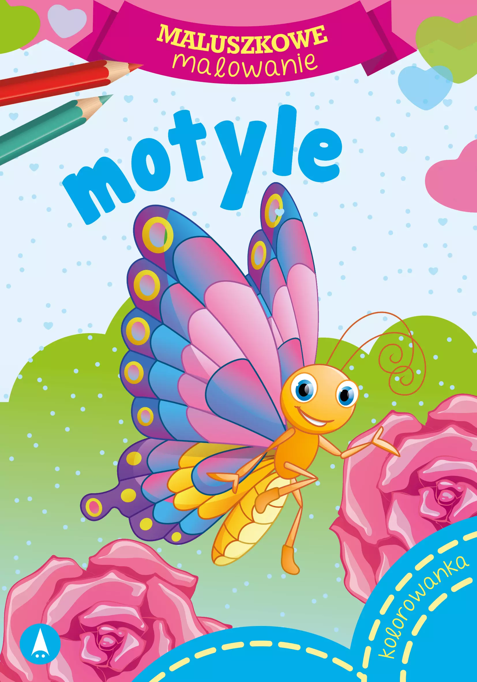 Maluszkowe malowanie. Motyle - Książki