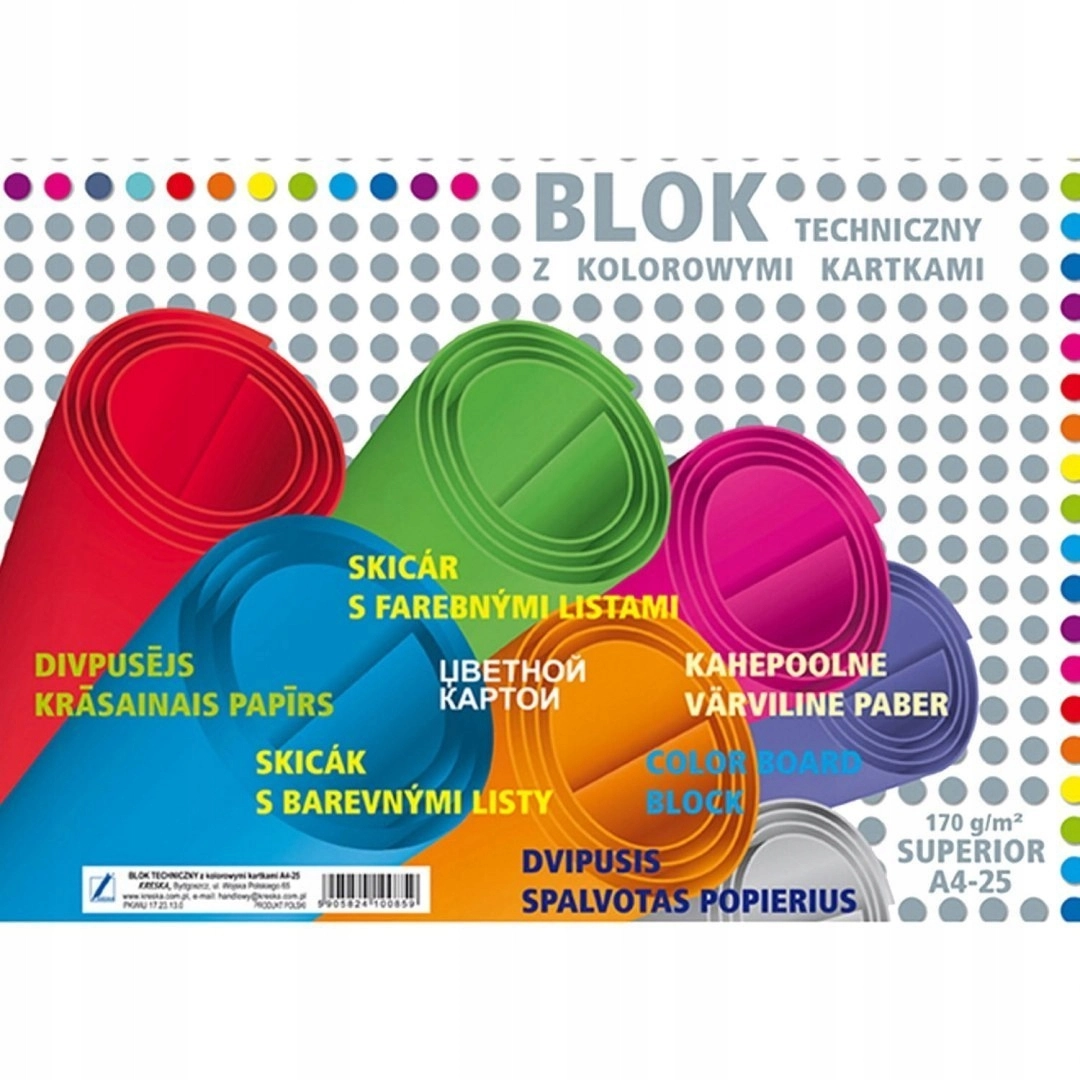 Blok techniczny A4 Kreska - Papiernicze i szkolne