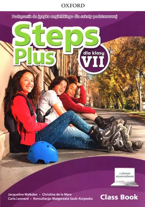 Steps Plus dla klasy 7. Podręcznik z dostępem do nagrań audio i cyfrowym odzwierciedleniem - Książki