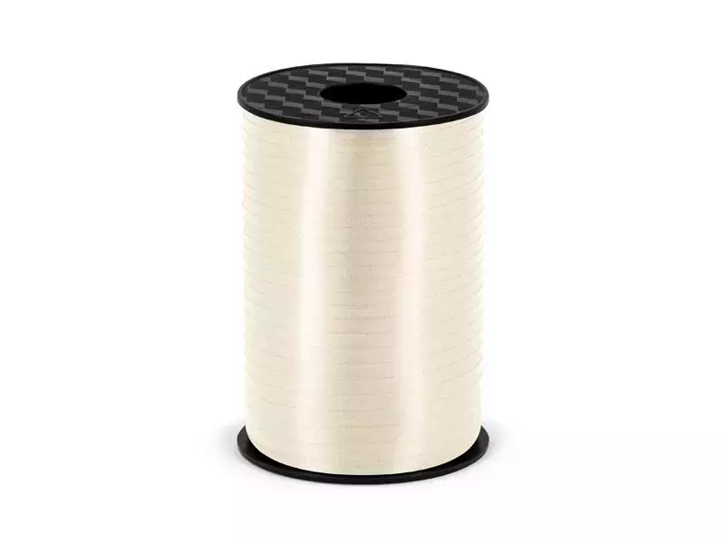 Wstążka plastikowa jasna kremowa 5mmx225m - Papiernicze i szkolne