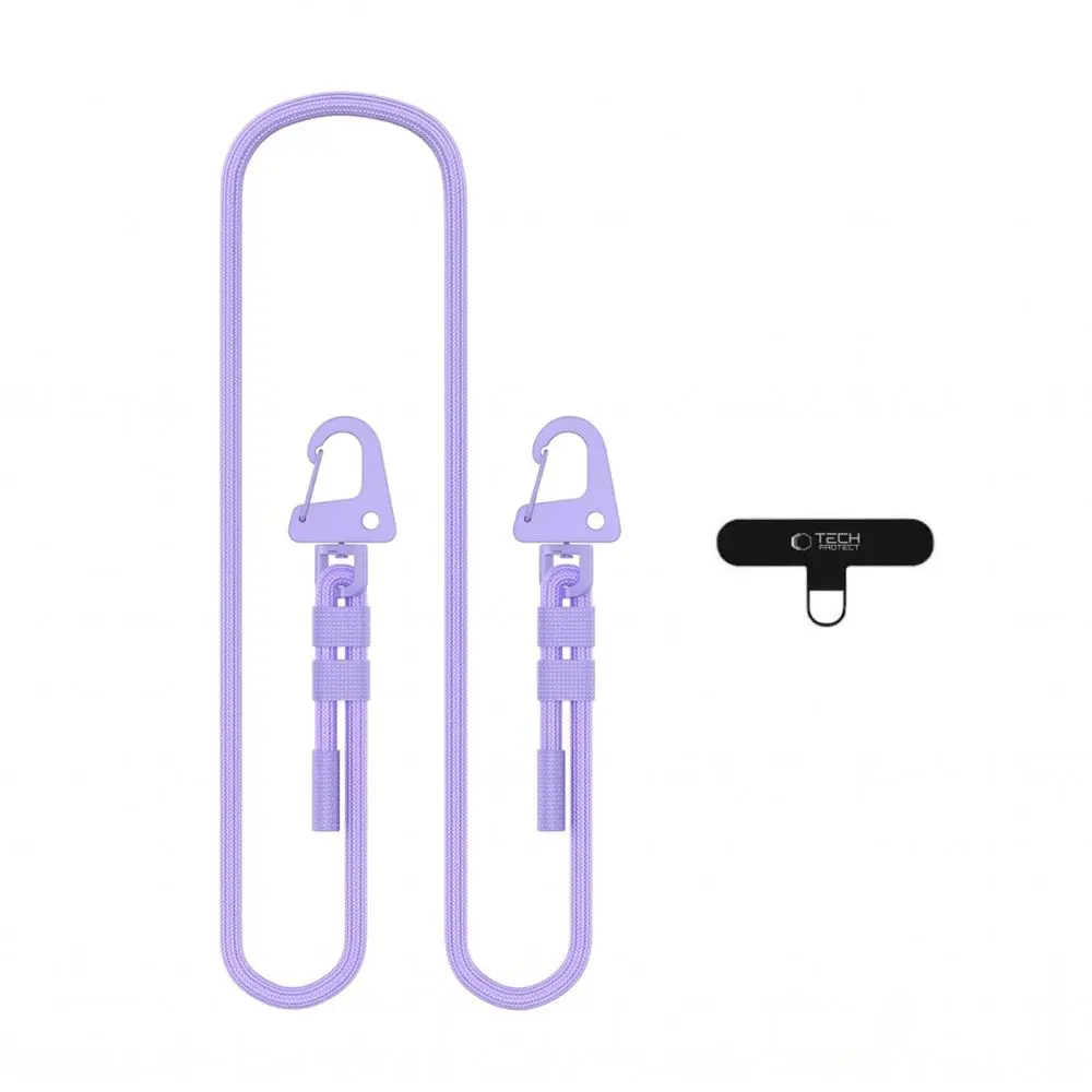 Tech-Protect C5SD Rope Crossbody Strap Lavender - Elektronika i akcesoria