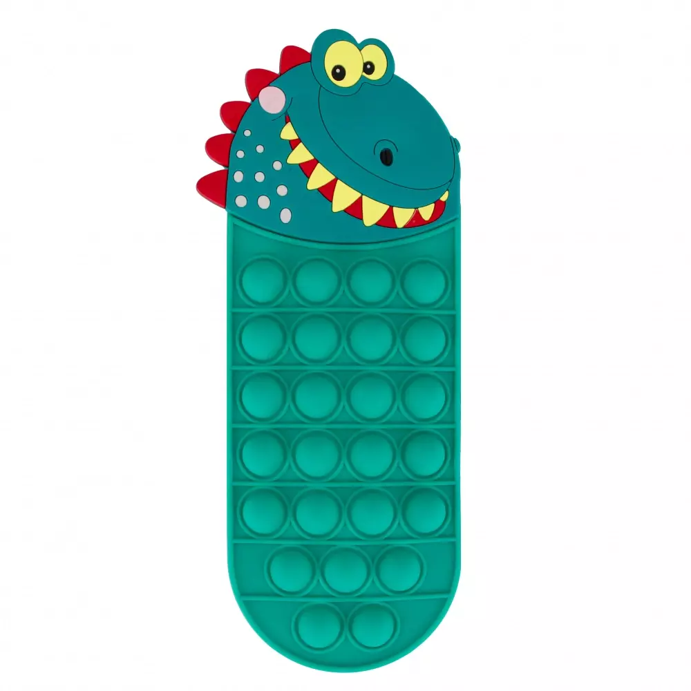 Piórnik Silikon 1zamek Dino Starpak 536939 - Papiernicze i szkolne