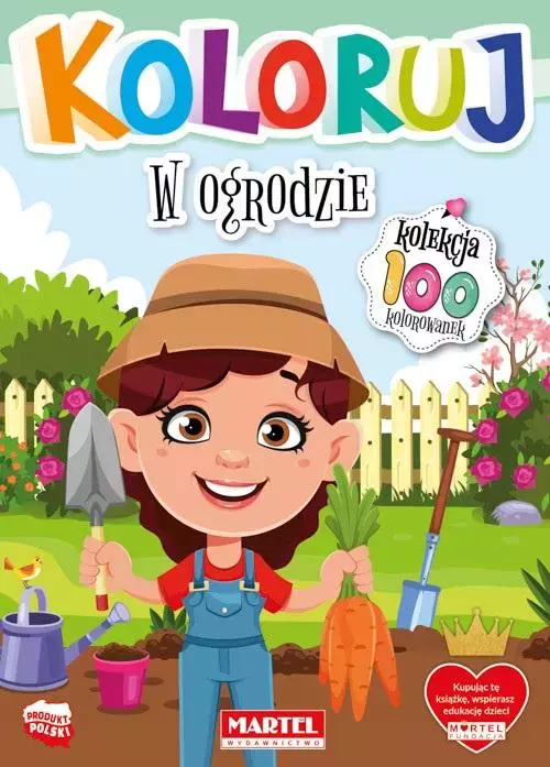 Koloruj - W ogrodzie - Książki