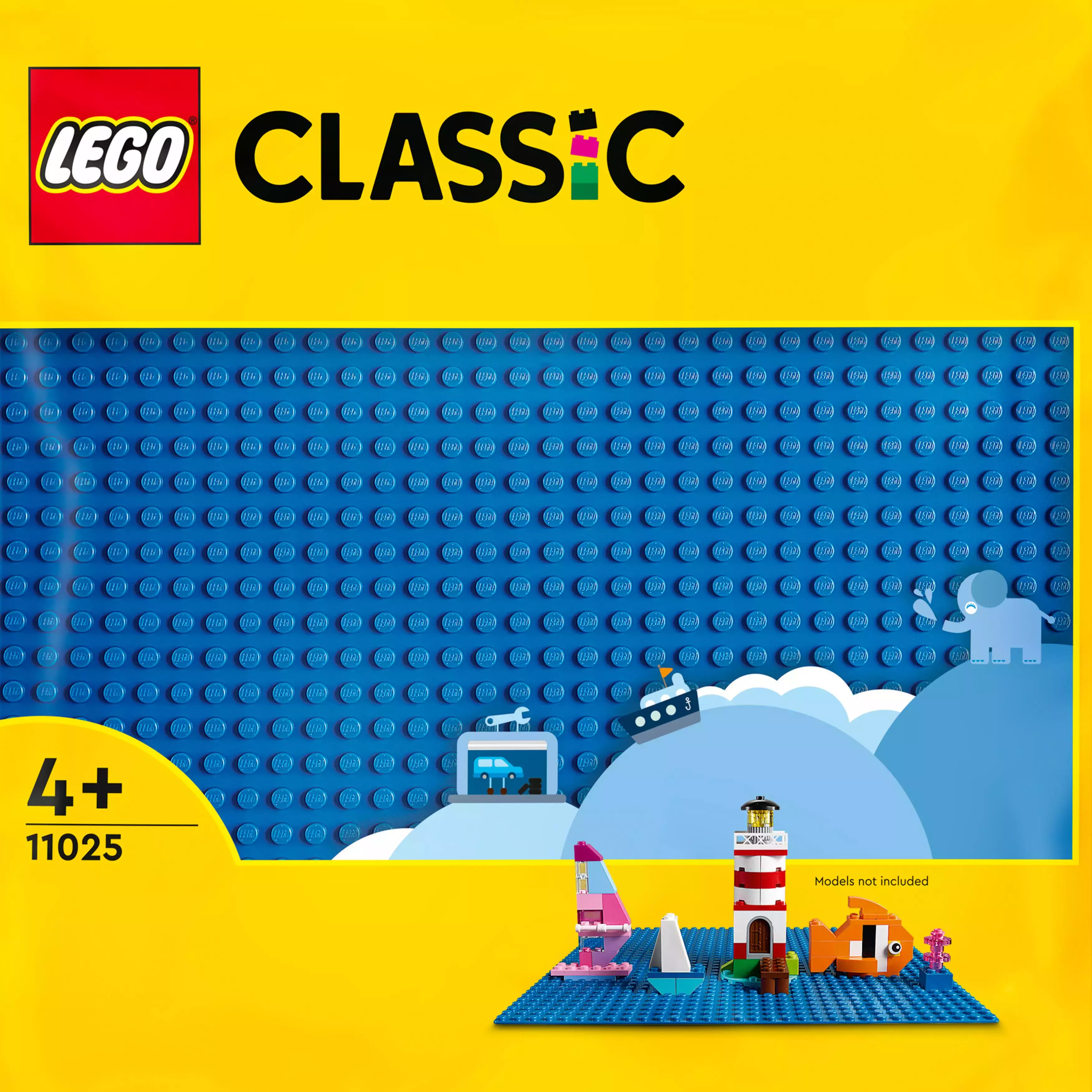 LEGO Classic Niebieska płytka konstrukcyjna 11025 - Zabawki