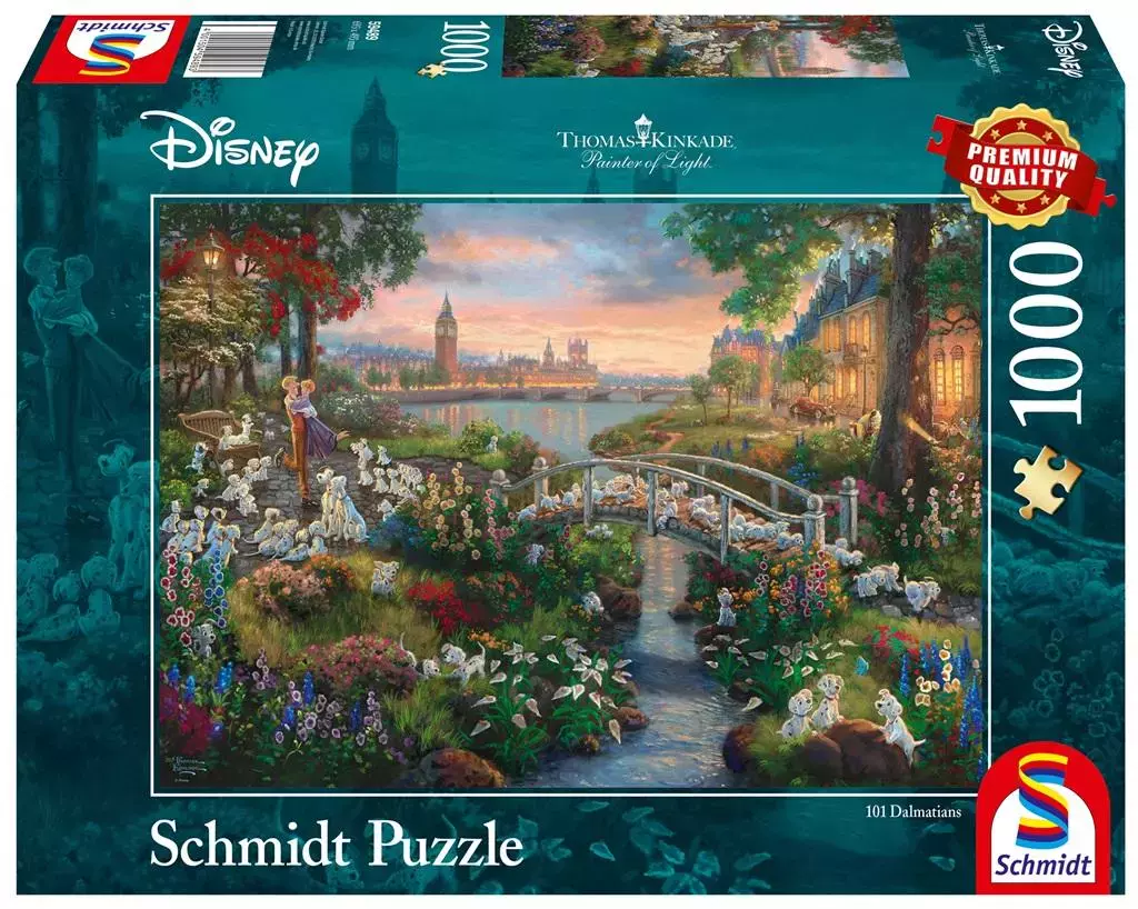 Puzzle 1000 elementów. 101 dalmatyńczyków (Disney) - Puzzle