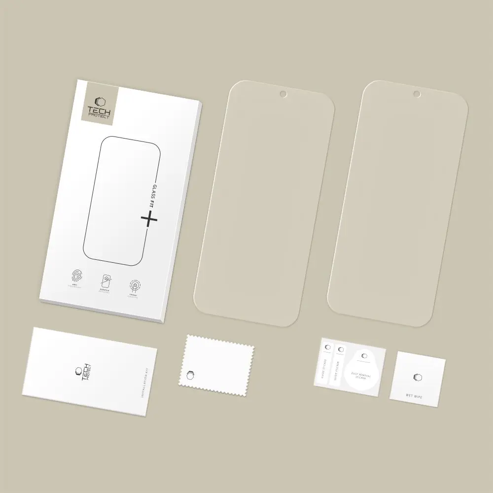 Szkło Hartowane Tech-Protect Glass Fit+ 2-Pack Google Pixel 9 Pro Xl / 10 Pro Xl Clear - Elektronika i akcesoria