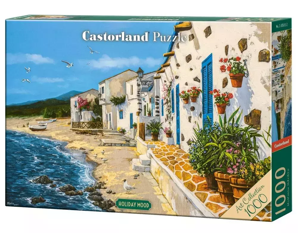 Puzzle 1000 Holiday Mood, Magdalena Kępka CASTOR - Puzzle