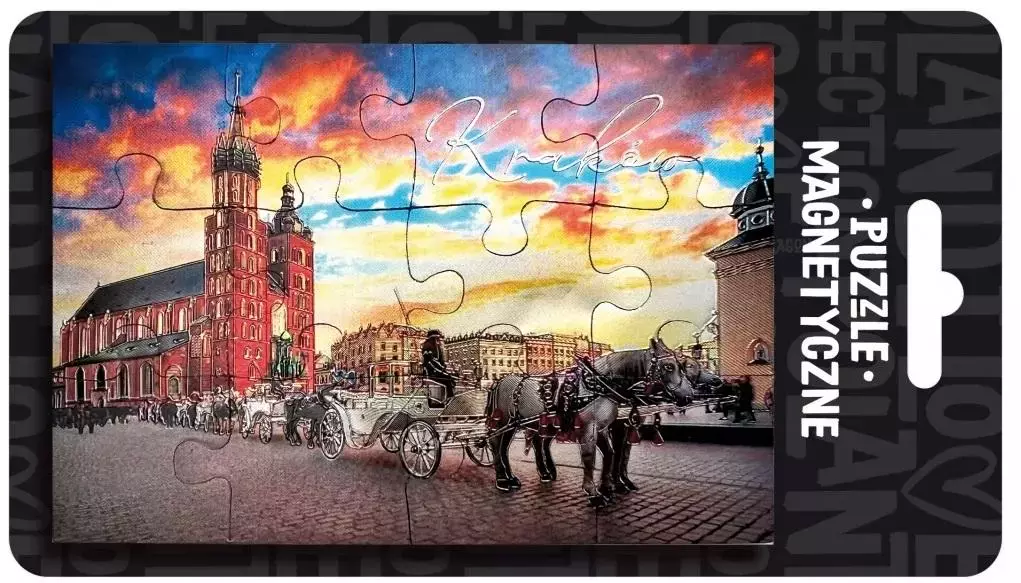 Magnes puzzle Kraków ILP-MAG-PUZZ-KRA-01 - Papiernicze i szkolne