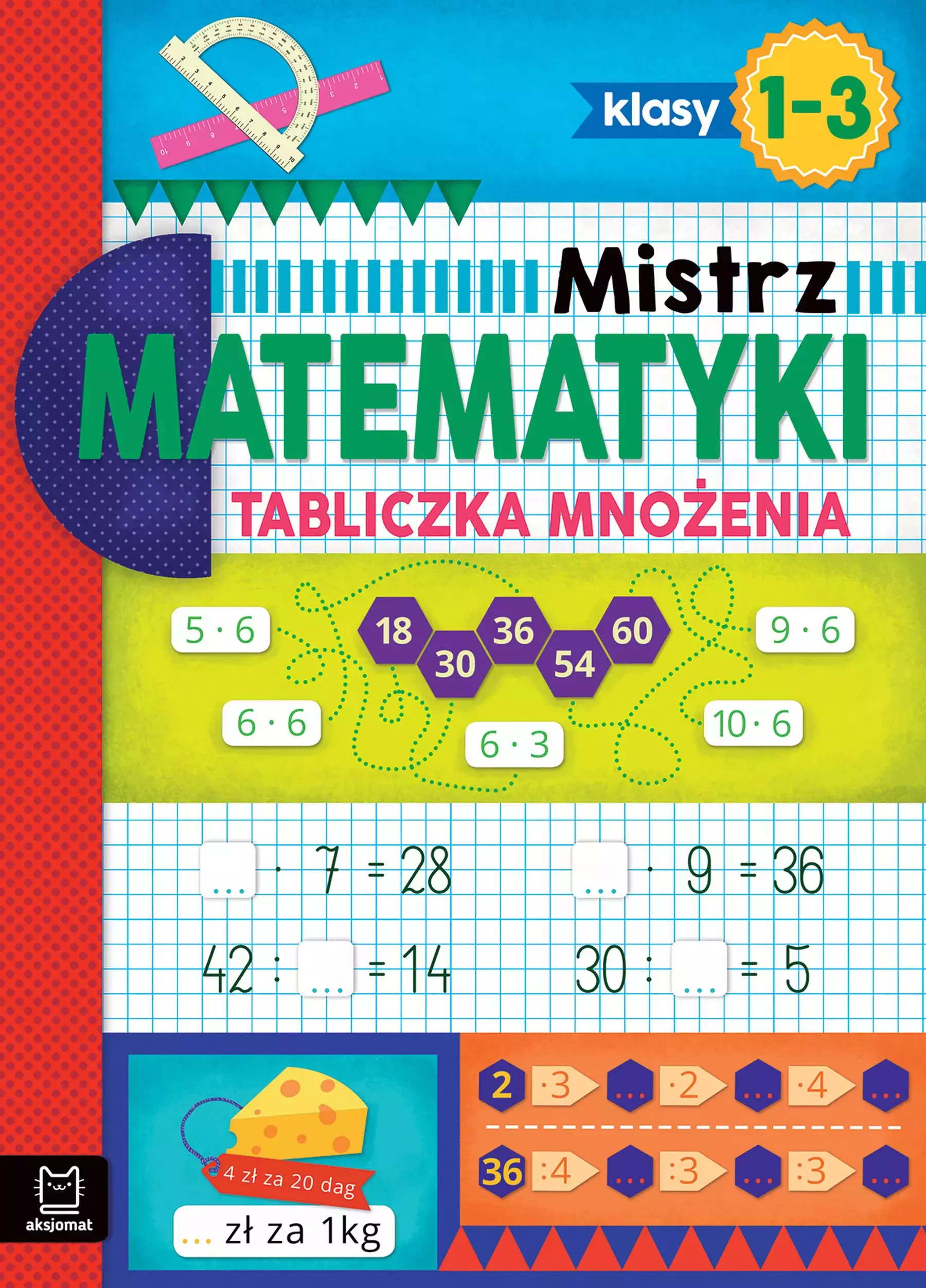 Mistrz matematyki klasy 1-3. Tabliczka mnożenia - Książki
