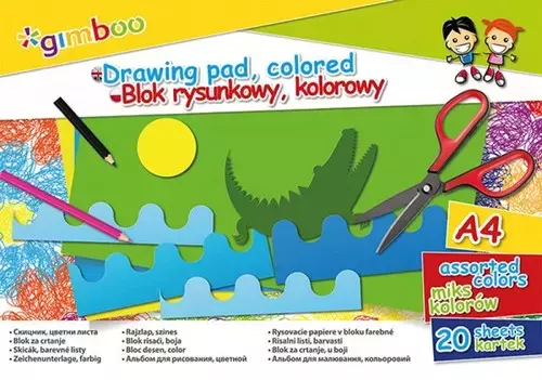 Blok rysunkowy A4 20 kartek - Papiernicze i szkolne