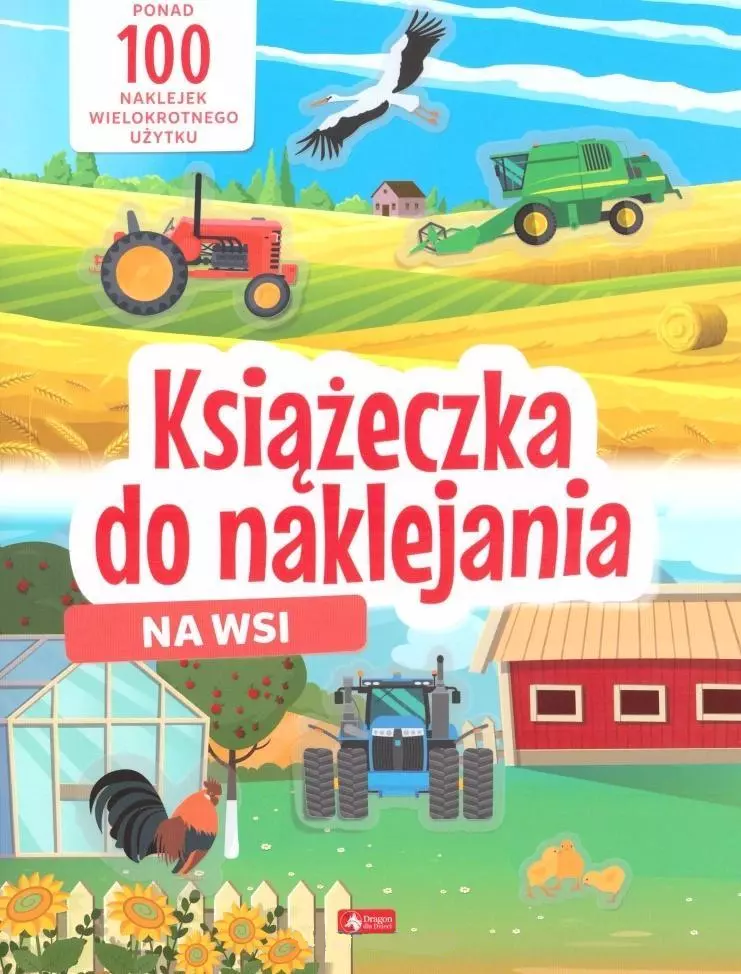 Książeczka do naklejania. Na wsi - Książki