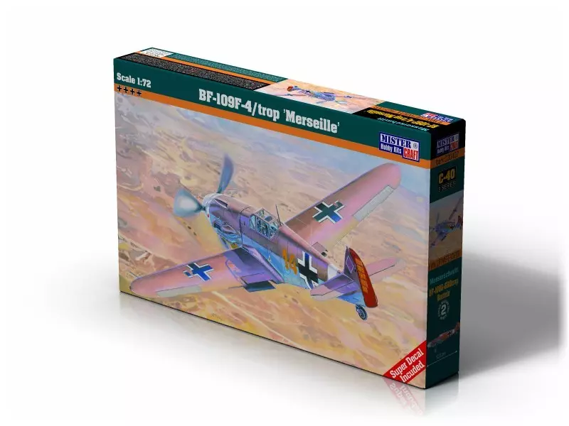BF-109F-4/trop Marseille, C-40, 1:72 - Zabawki