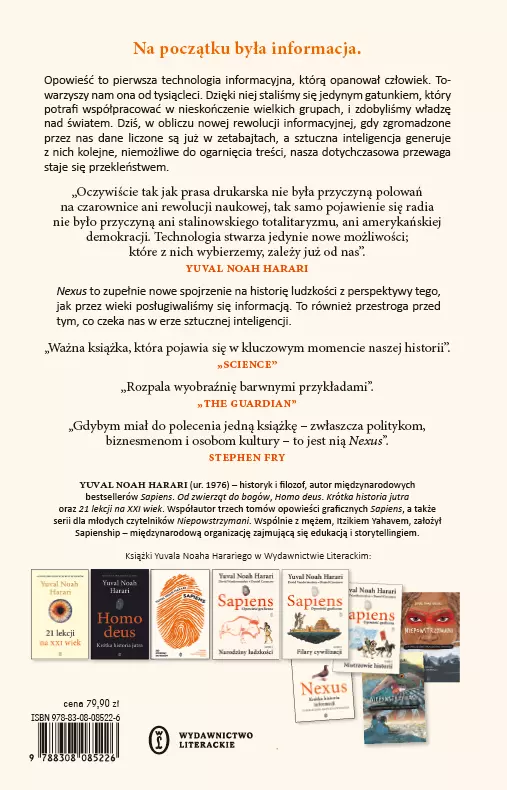 Nexus. Krótka historia informacji - Książki