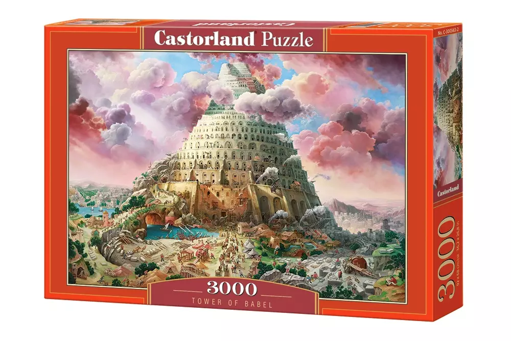 Puzzle 3000 elementów. Wieża Babel - Puzzle