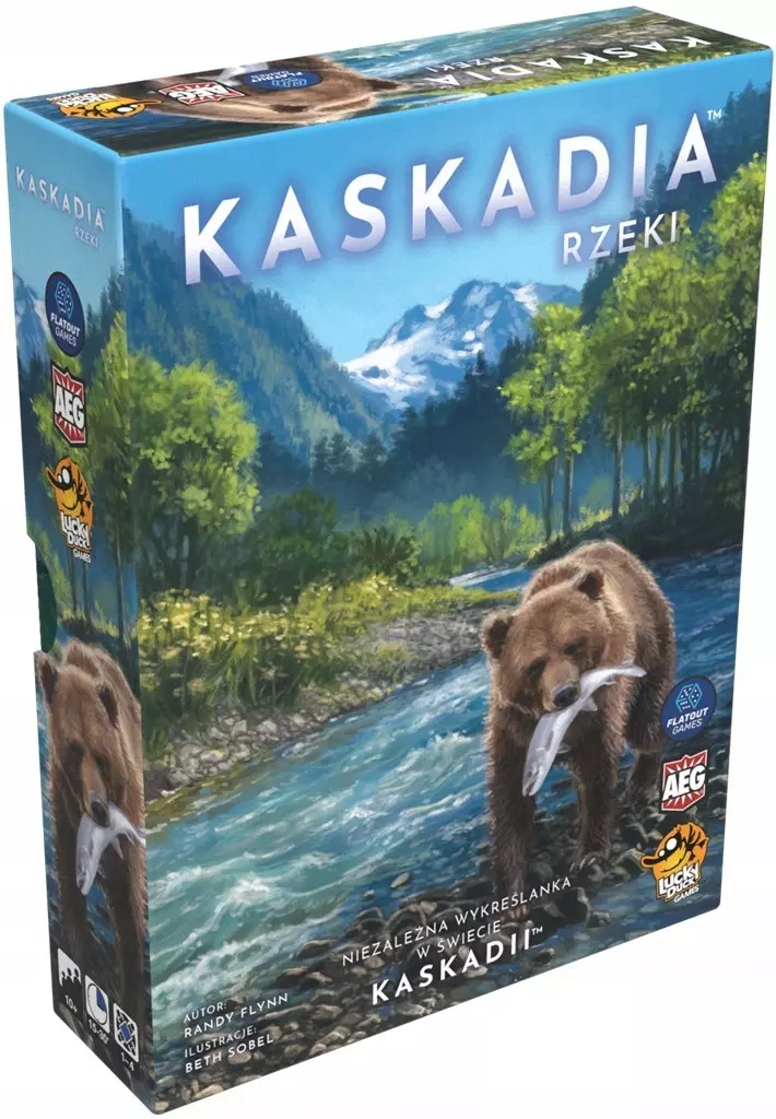 Gra planszowa Lucky Duck Games Kaskadia: Rzeki - gra - Gry
