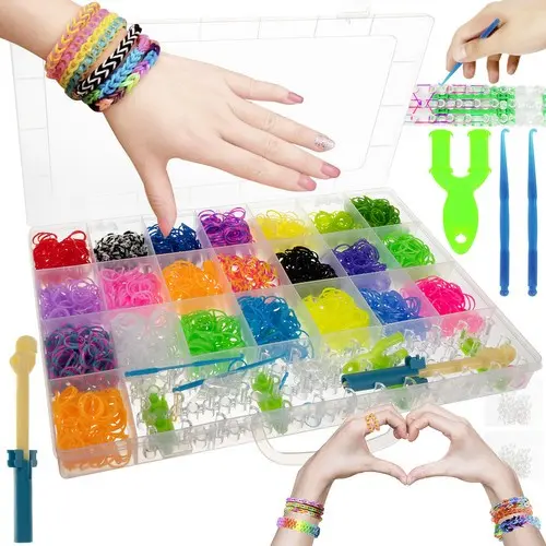 Gumki do robienia bransoletek DIY 18082 - Papiernicze i szkolne